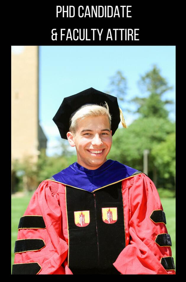 PhD Candidate & Faculty Attire