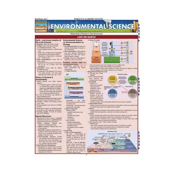 Environmental Science - Quick Study Guide